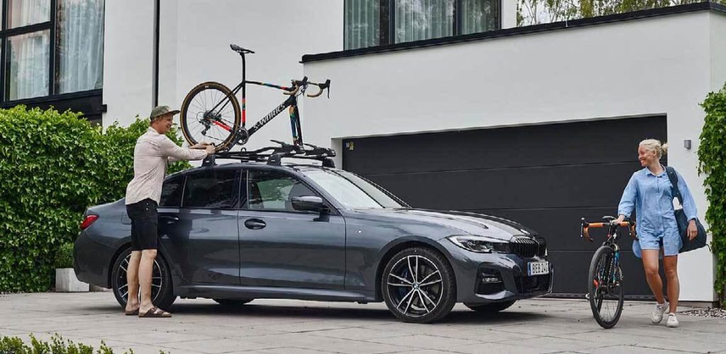 Installation d'un porte-vélo de toit sur barres de toit