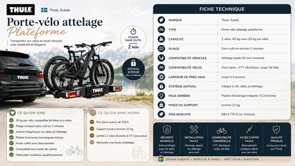 Points forts et points faibles Thule EasyFold XT 2