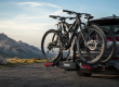 Porte-vélos Thule Epos installé sur un SUV avec deux VTT, avis et test 2026